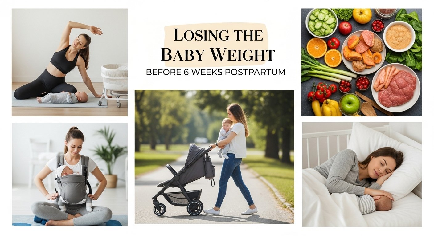 5 Easy Steps to Start Losing the Baby Weight Before 6 Weeks Postpartum
