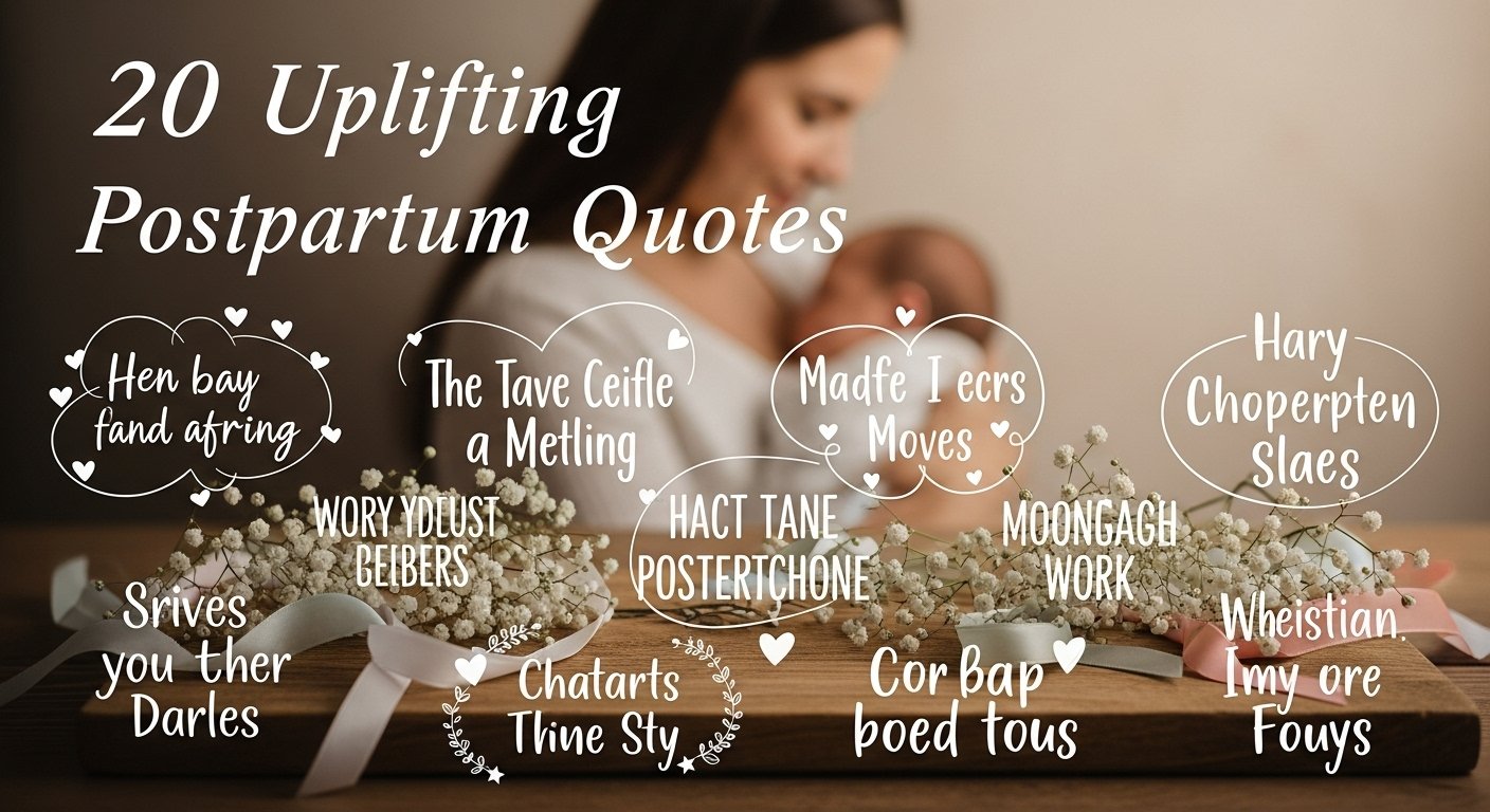 20 Uplifting Postpartum Quotes